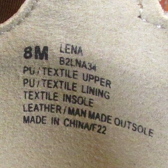 JBU Jambu Women's Shoes 8M Tan Leather Memory Foam Slip-Ons BRAND NEW - Picture 9 of 10